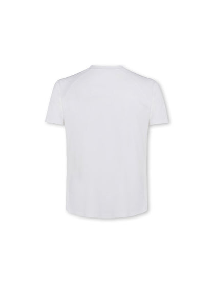 Mens Reset Raglan Performance Tee White