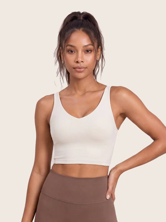 VIVA Sculpt V-Neck Sports Bra | PURE67