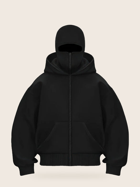 SHADOW Masked Zip Hoodie | PURE67