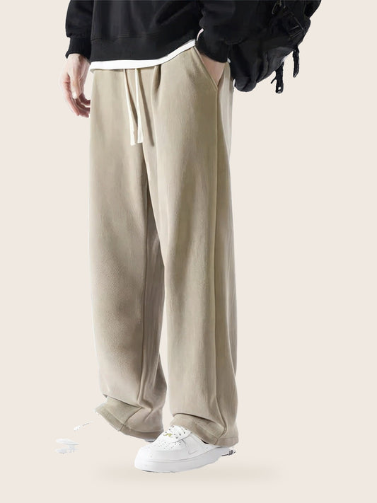 THERMAL Wide-Leg Fleece Pants | PURE67