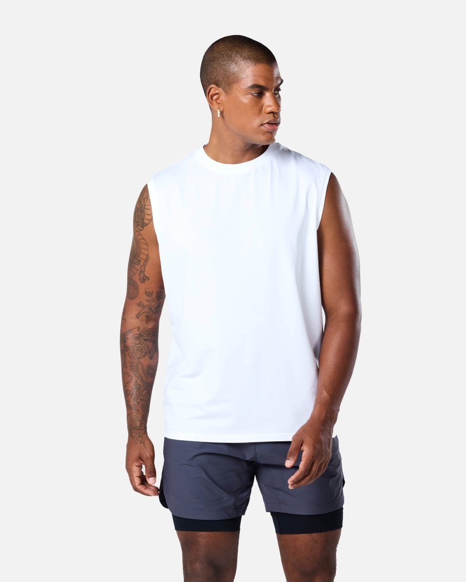 Velocity Tank Top White